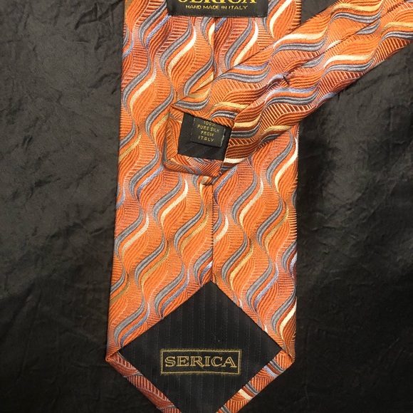 SERICA 💯 % Silk Tie (Authentic) - Picture 5 of 7